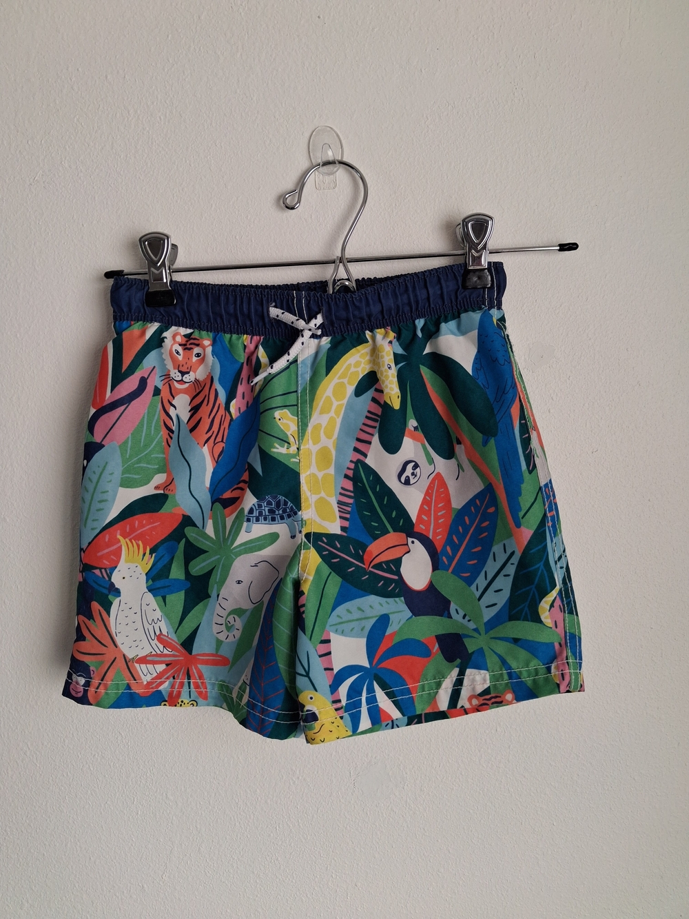 Mini Boden Jungle Swim Trunks